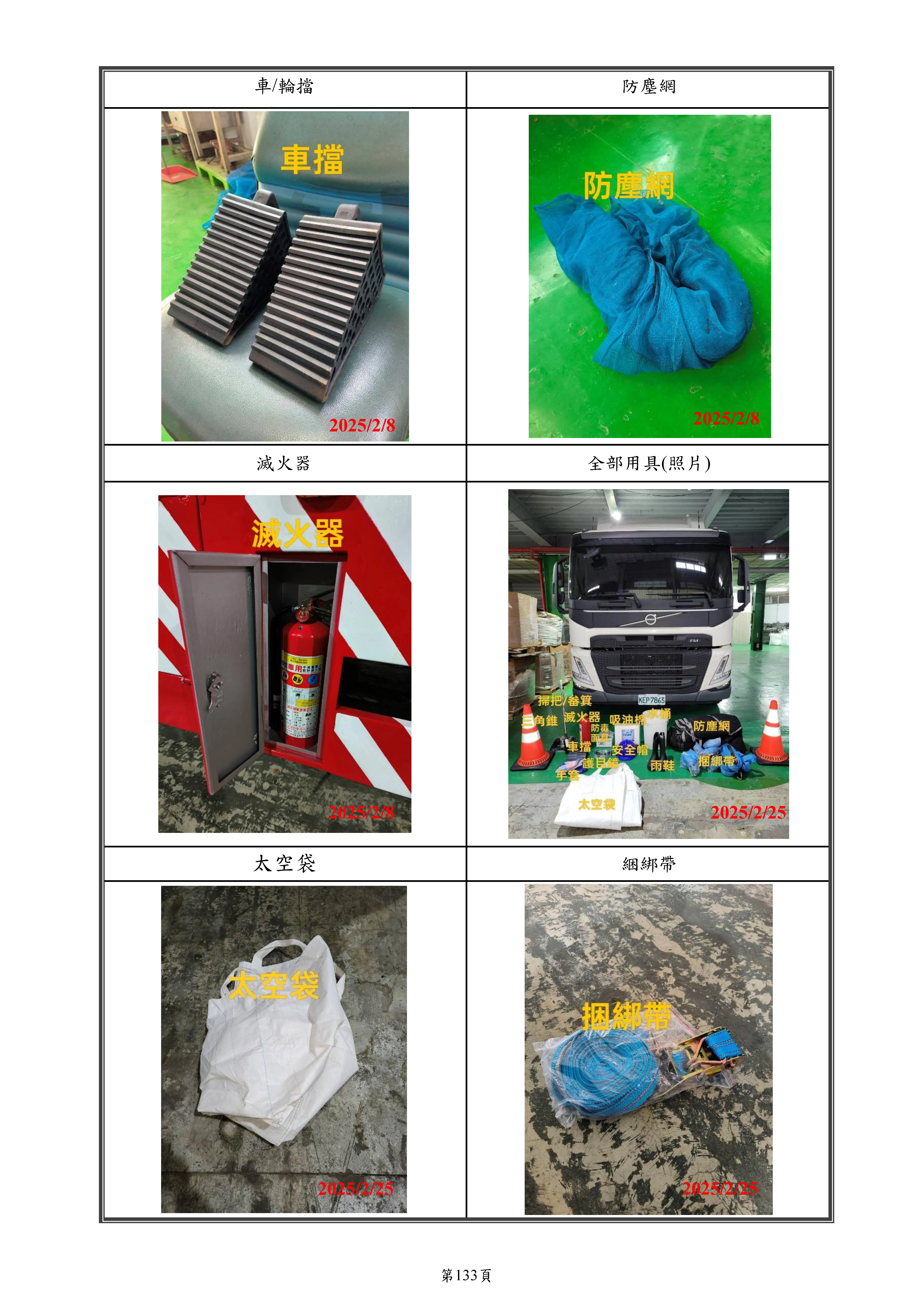 隨車攜帶緊急應變處理器材
